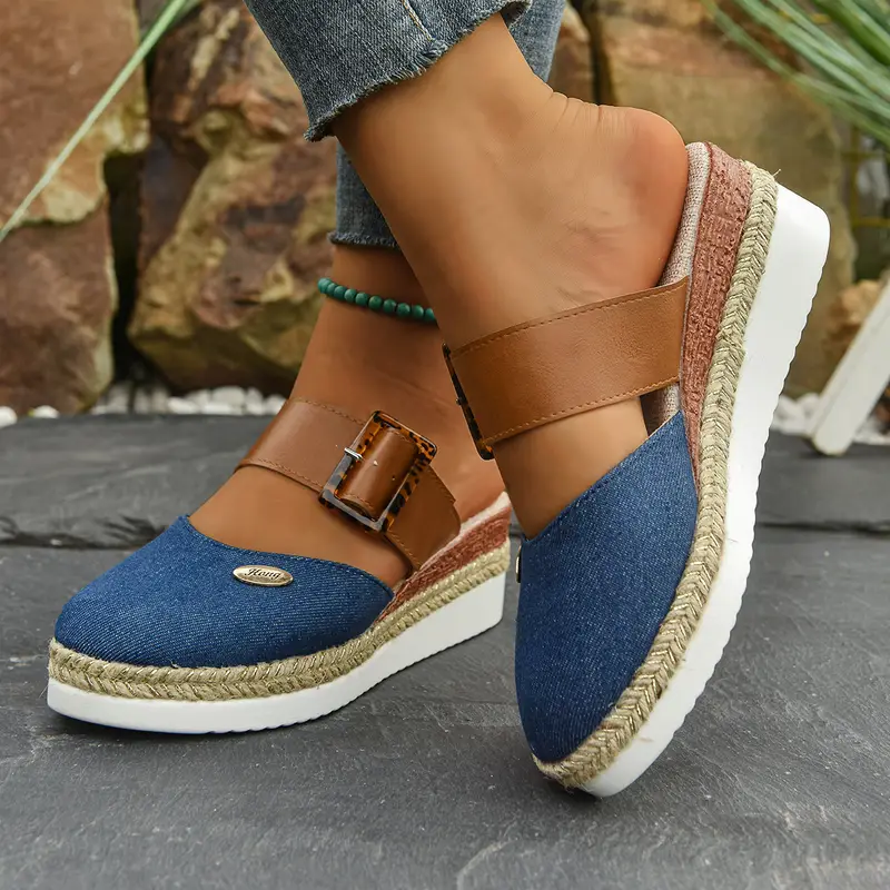 LINJA Stockholm™ | Ortopediska Sandaler med Platå, Ventilerande och Avslappnade