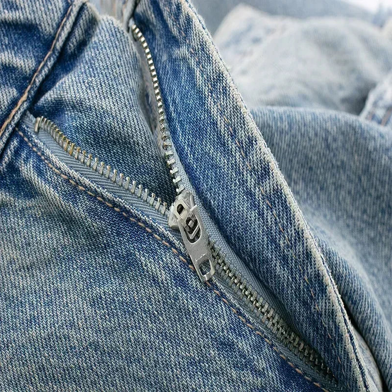 LINJA Stockholm™ | Jean Patchwork Zerstört