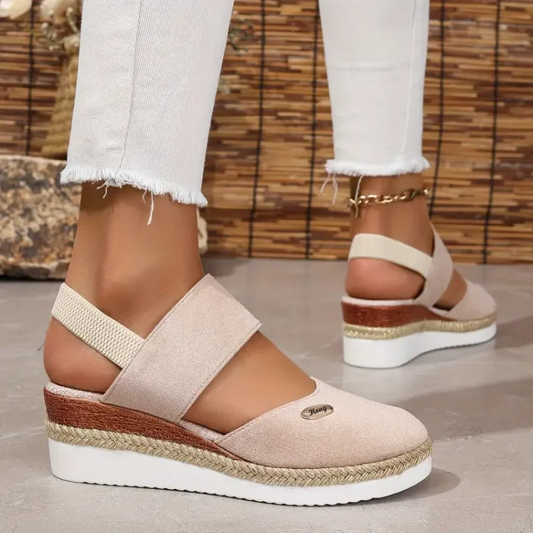 LINJA Stockholm™ | Ortopediska Sandaler med Platå, Ventilerande och Avslappnade