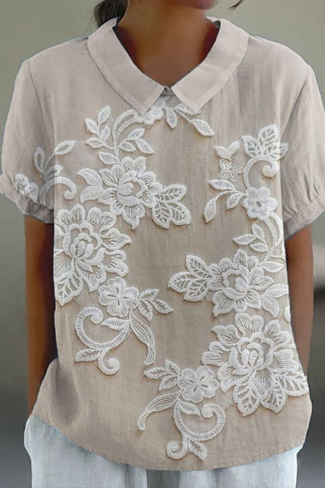 LINJA Stockholm™ | Blus med Krage Lily