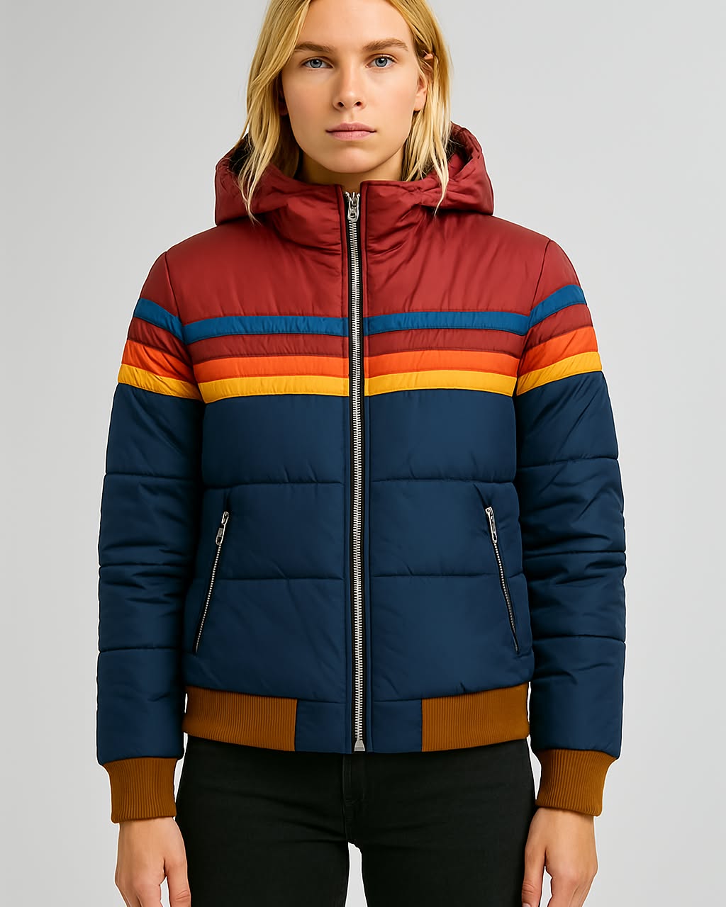 LINJA Stockholm™ | Vadderad Huvjacka