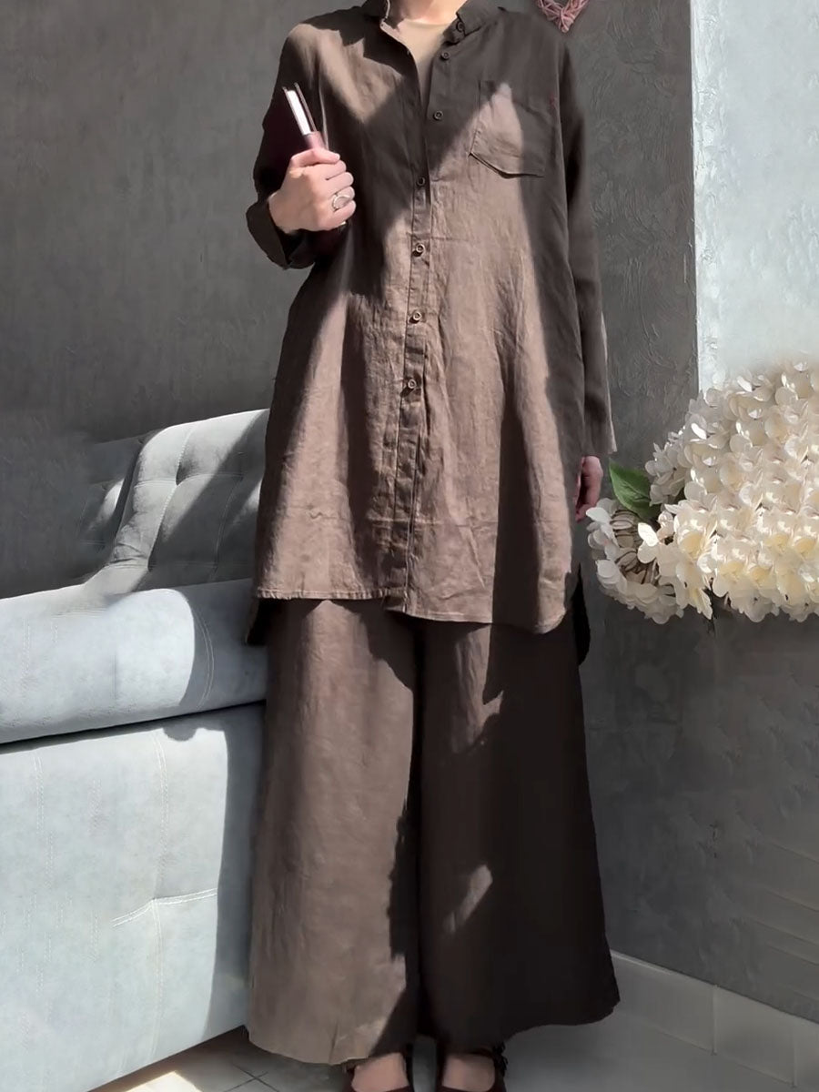 LINJA Stockholm™ | Tvådelat Linne Set