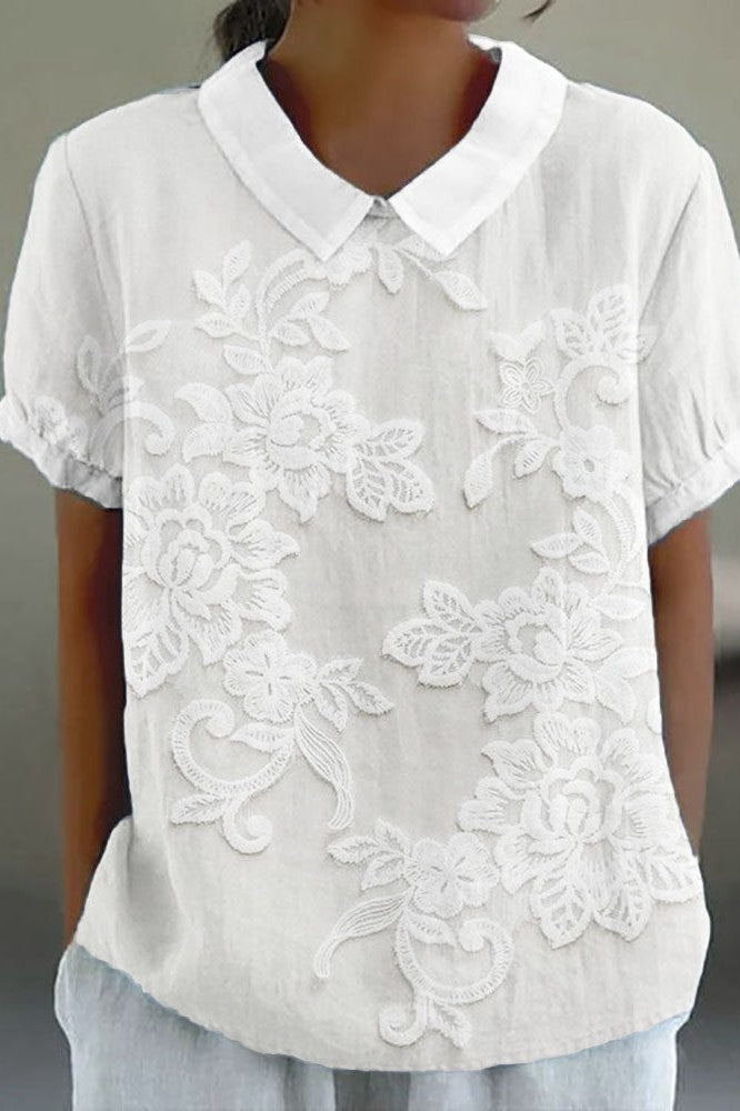 LINJA Stockholm™ | Blus med Krage Lily