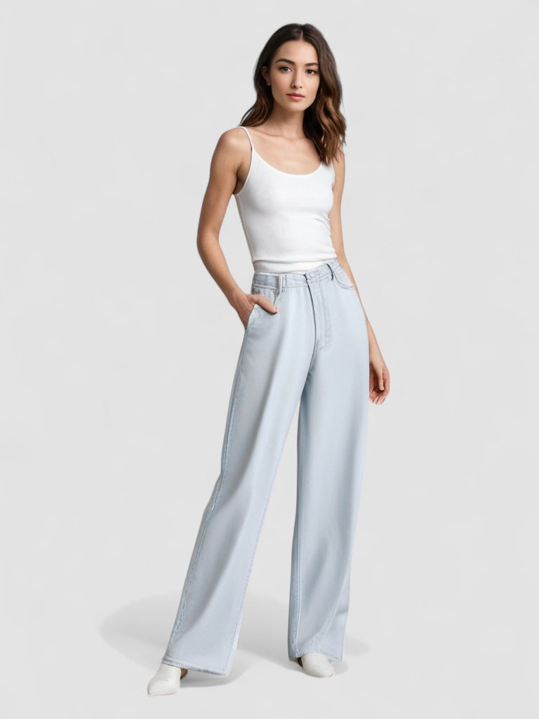 LINJA Stockholm™ | Utställda Jeans Blå Glaciär