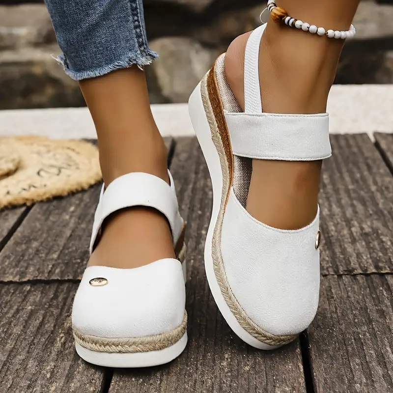 LINJA Stockholm™ | Ortopediska Sandaler med Platå, Ventilerande och Avslappnade