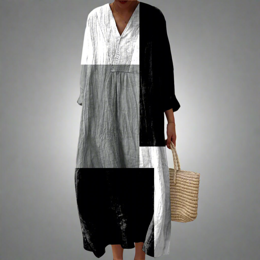 LINJA Stockholm™ | Abstrakt Patchwork Maxikjol
