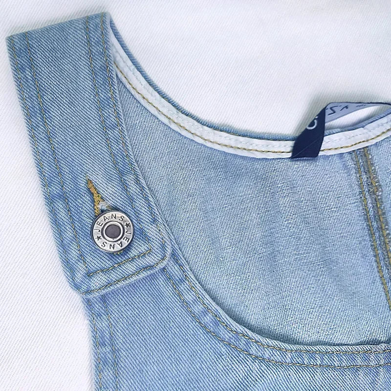 LINJA Stockholm™ | Avslappnad Sommarklänning i Denim