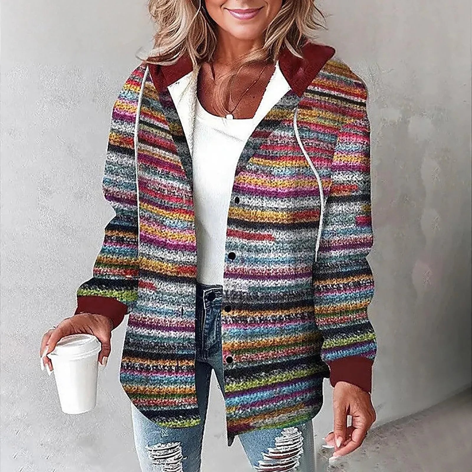 LINJA Stockholm™ | Stickad Jacka