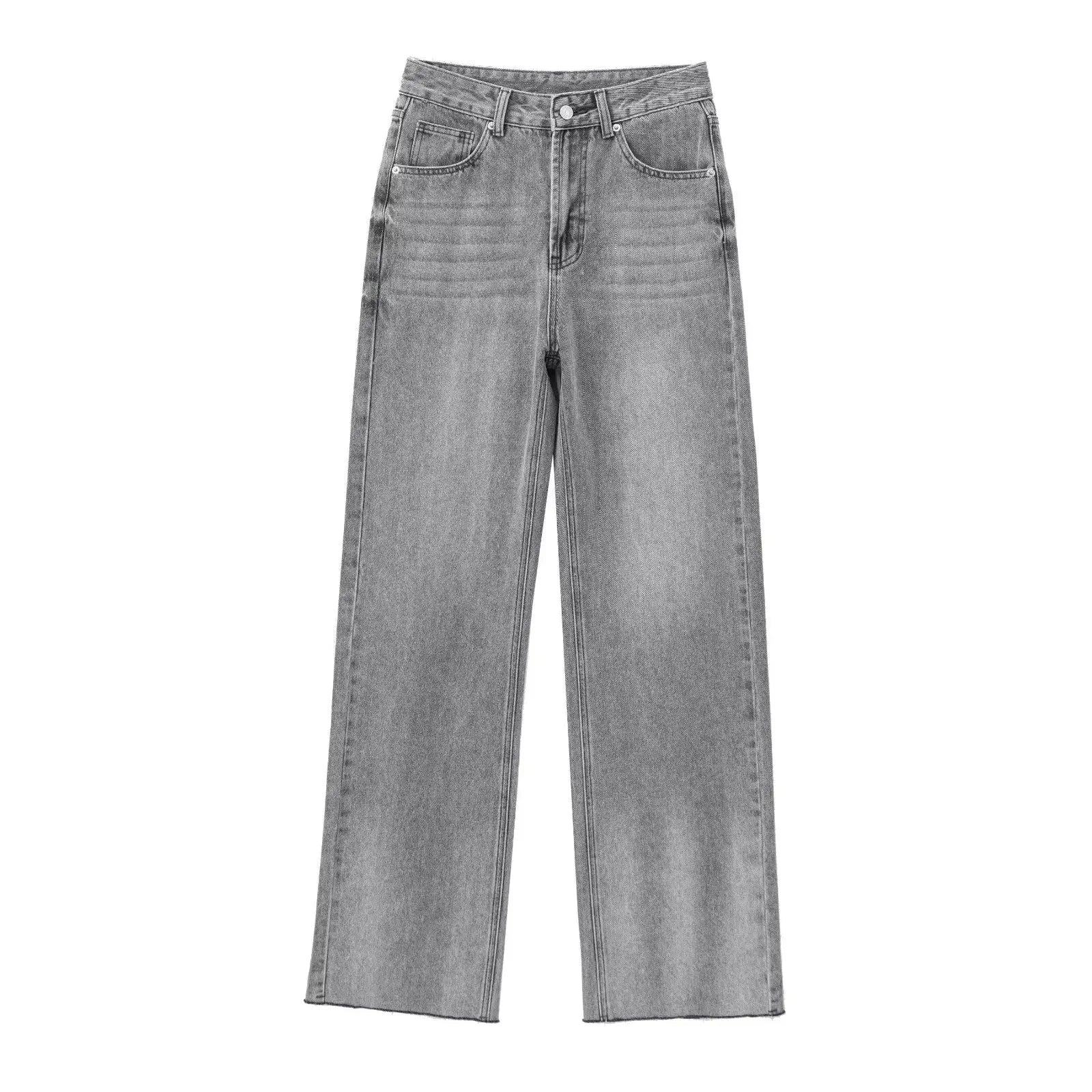 LINJA Stockholm™ | Grå Utställd Jeans