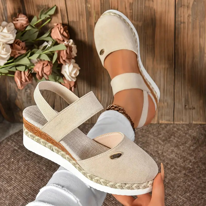 LINJA Stockholm™ | Ortopediska Sandaler med Platå, Ventilerande och Avslappnade