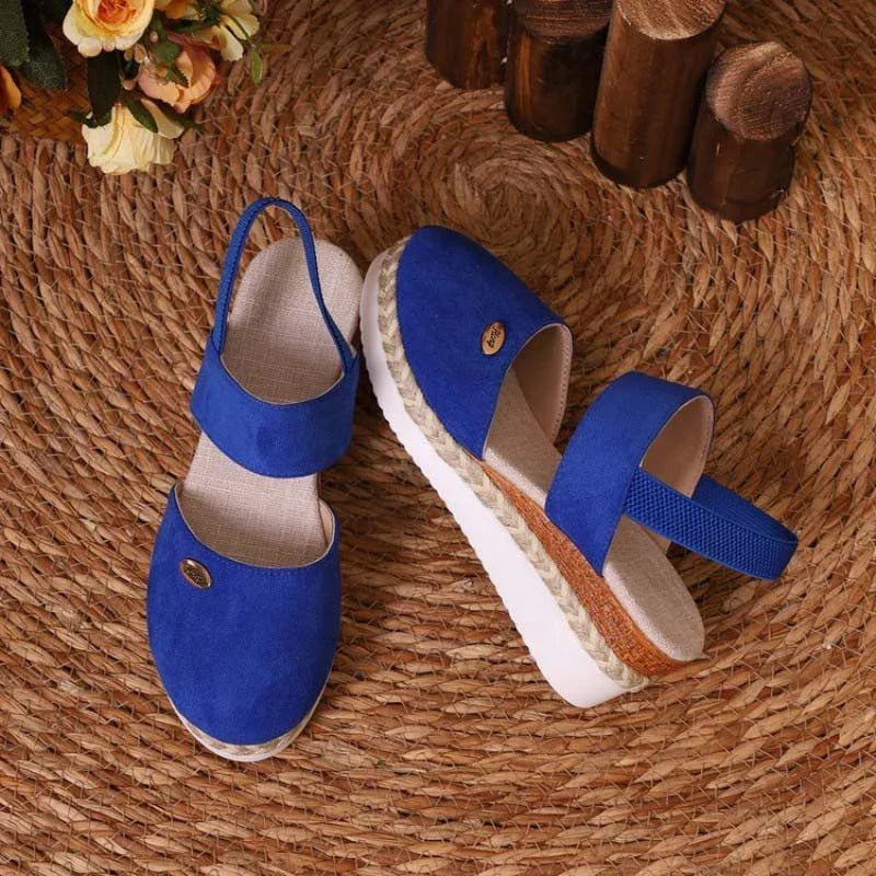 LINJA Stockholm™ | Ortopediska Sandaler med Platå, Ventilerande och Avslappnade
