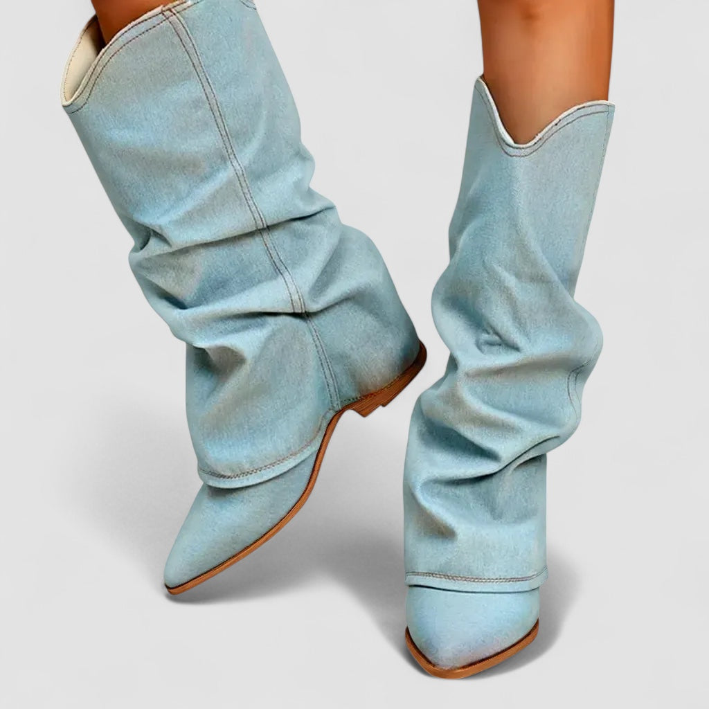 LINJA Stockholm™ | Denimstövlar