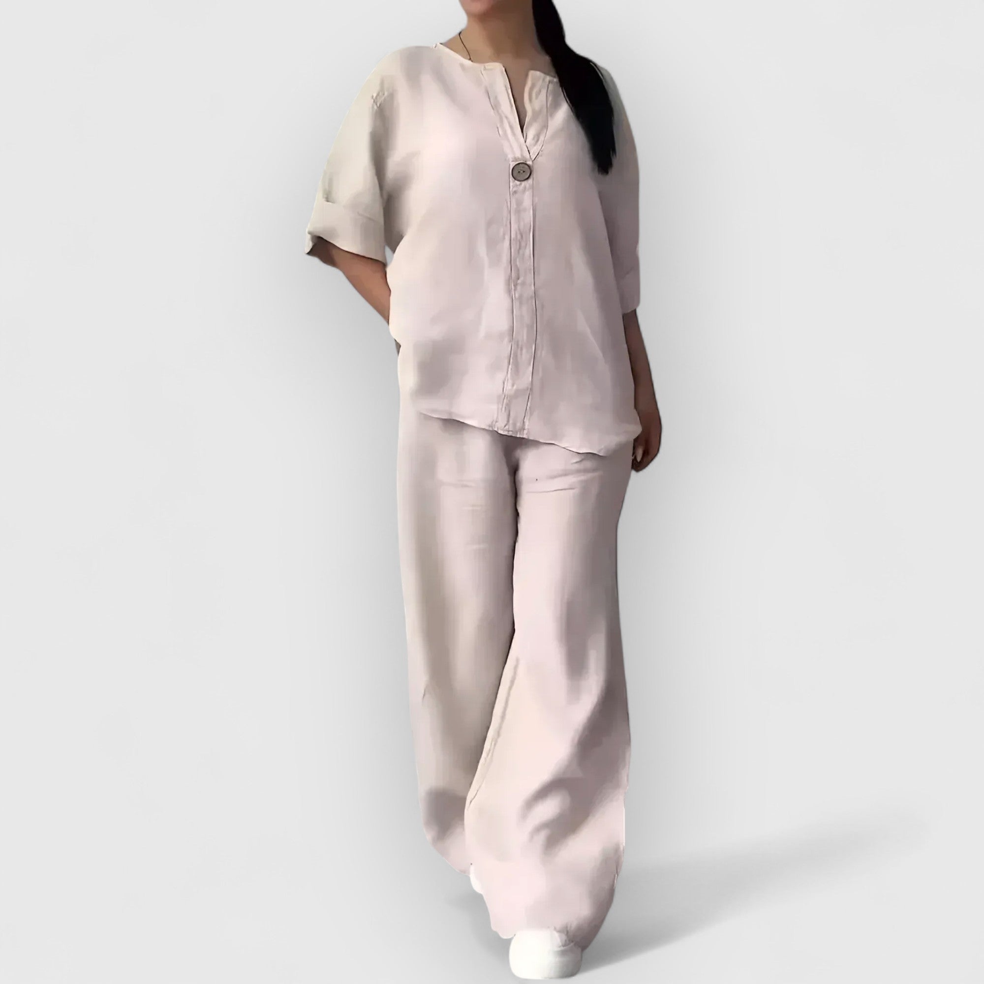 LINJA Stockholm™ | Tvådelat linneset i avslappnad, elegant stil